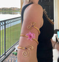 Summer Flower Cuff- GOLD