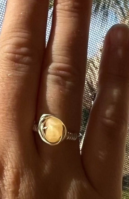 Stone Silver Rings