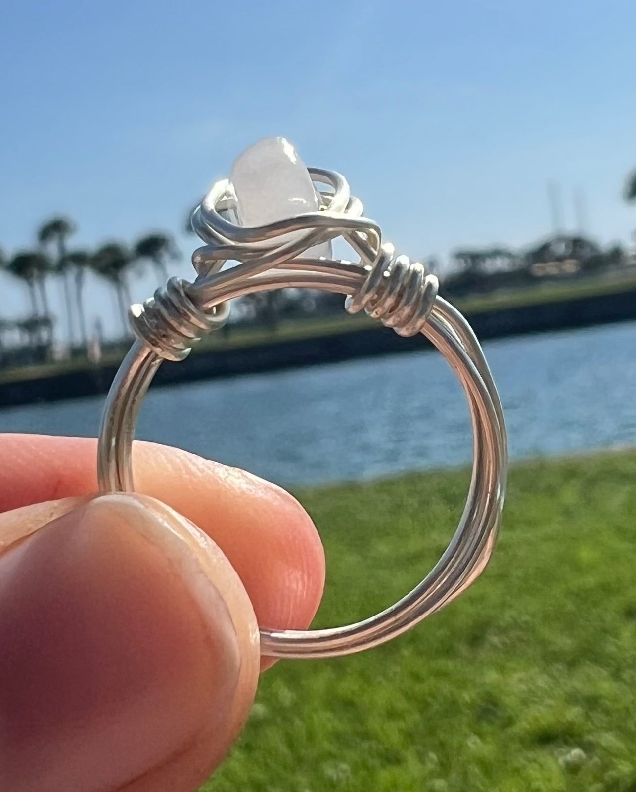 Stone Silver Rings
