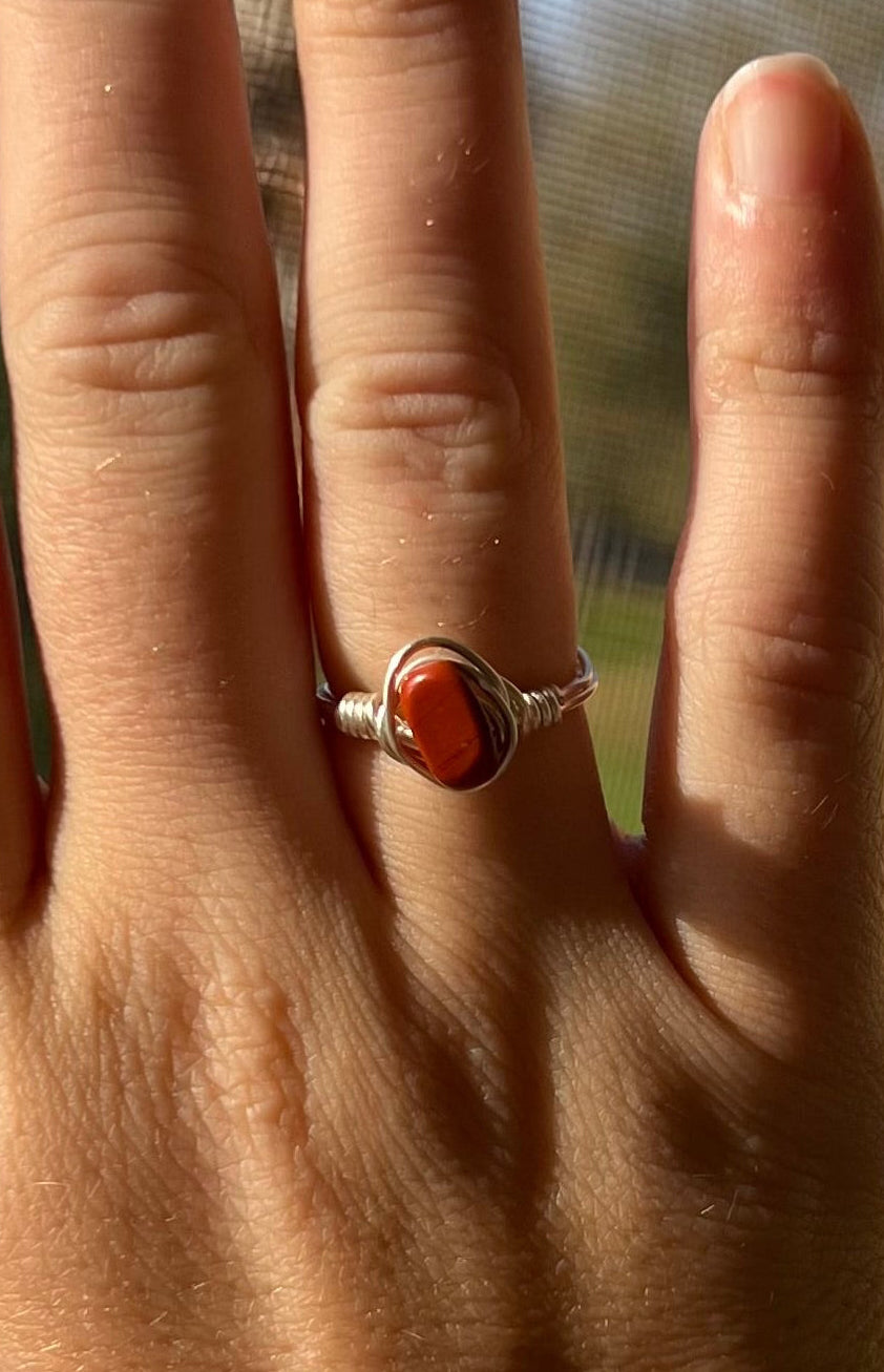 Stone Silver Rings