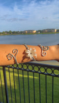 Costal Flower Cuff