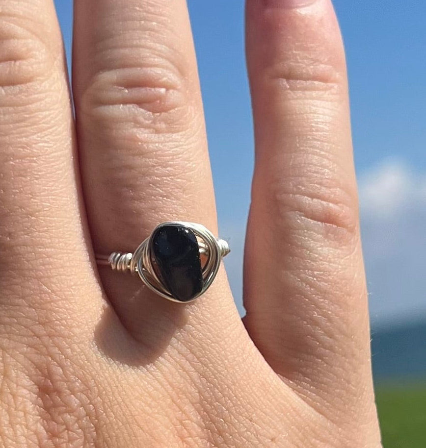 Stone Silver Rings