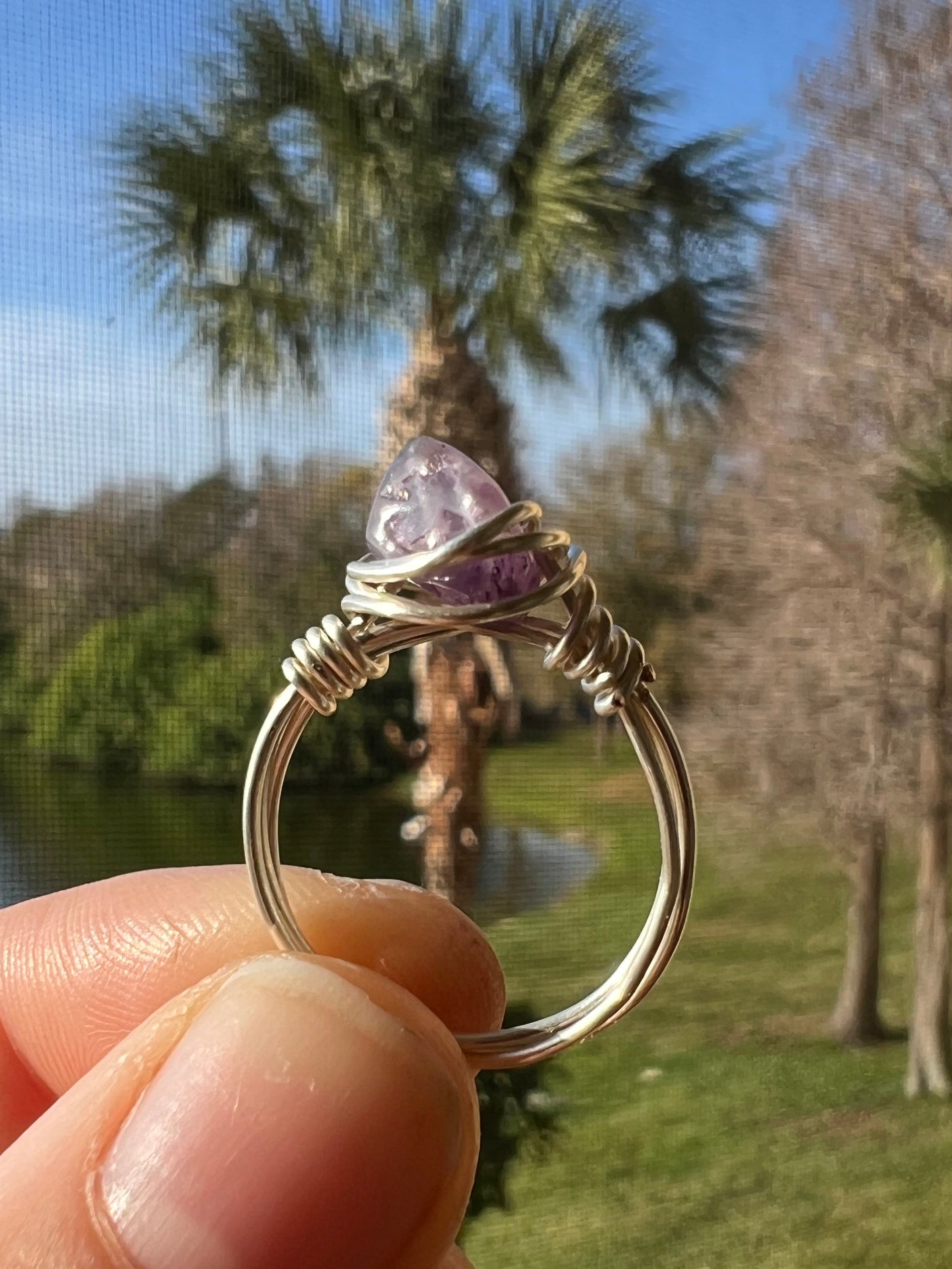 Stone Silver Rings