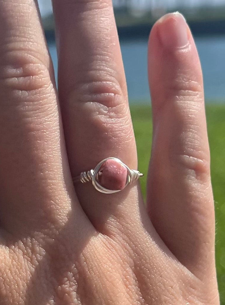 Stone Silver Rings