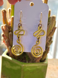 Golden Drop Earrings