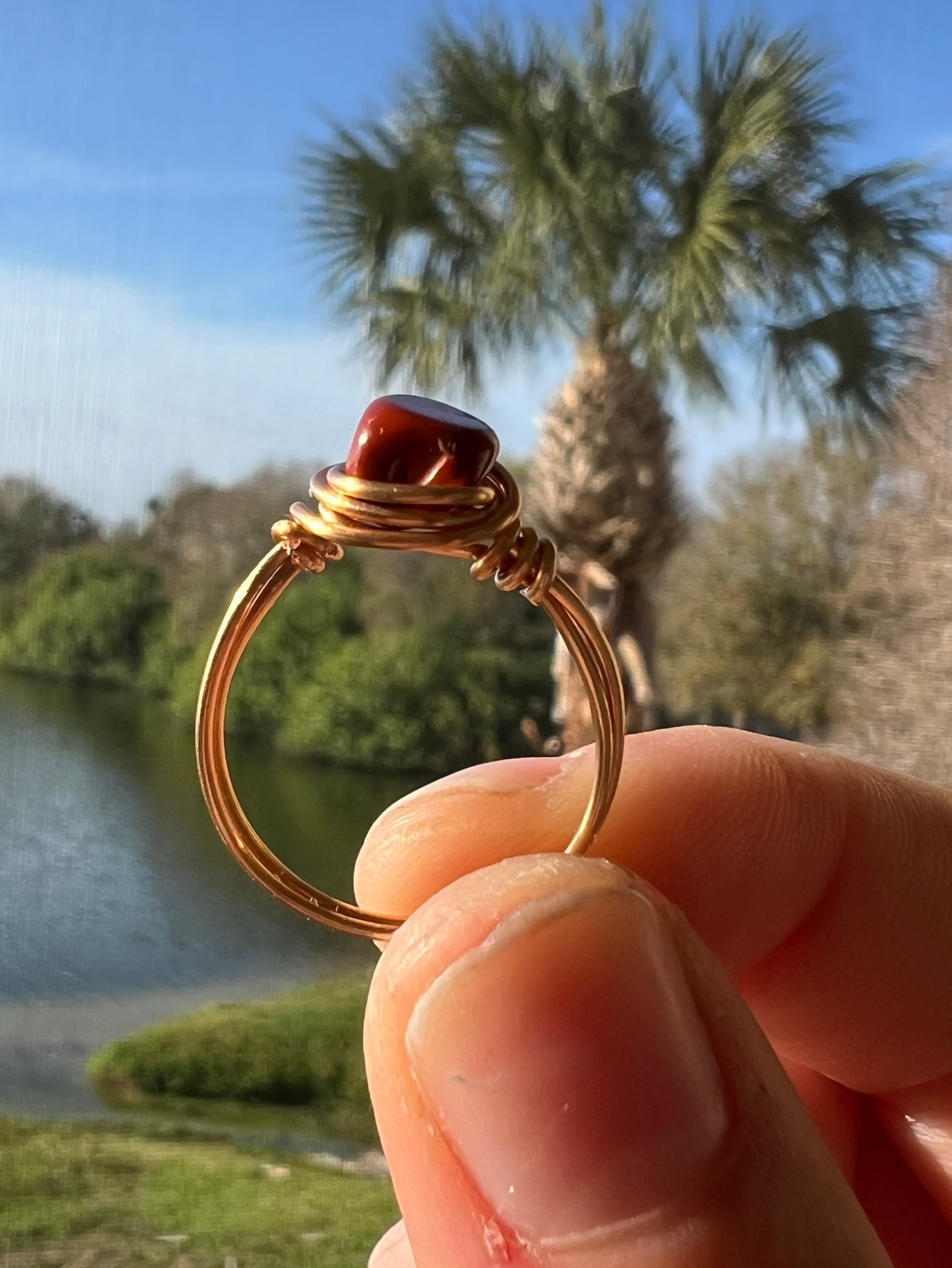 Stone Gold Rings