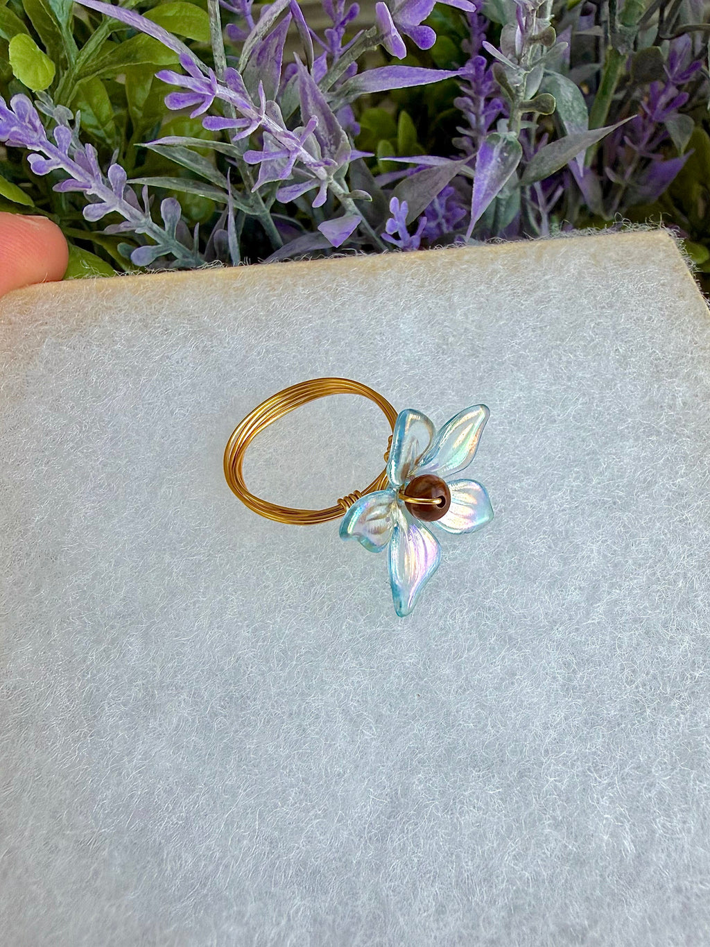 Tigers Eye Fidget Ring