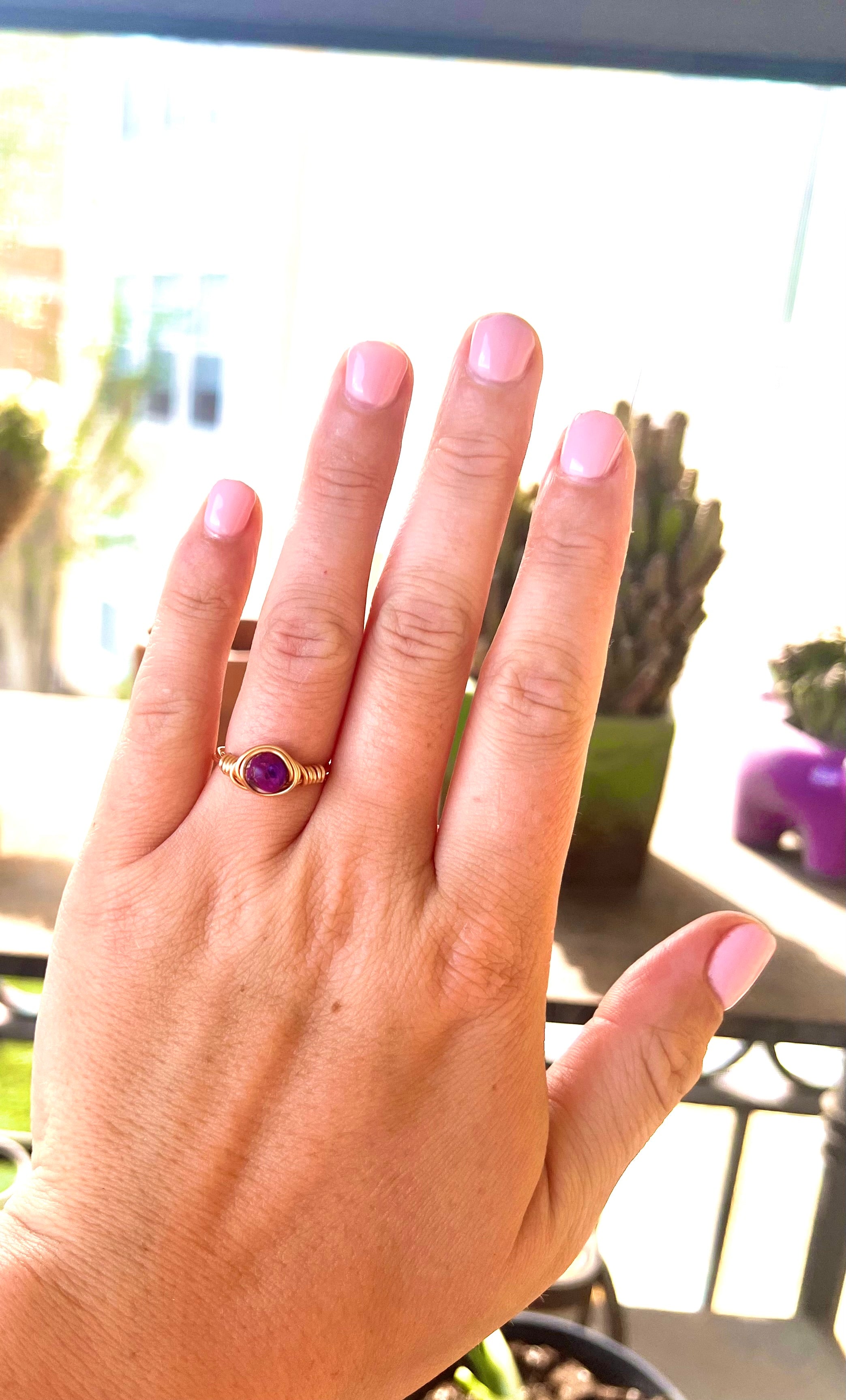 Plum Ring
