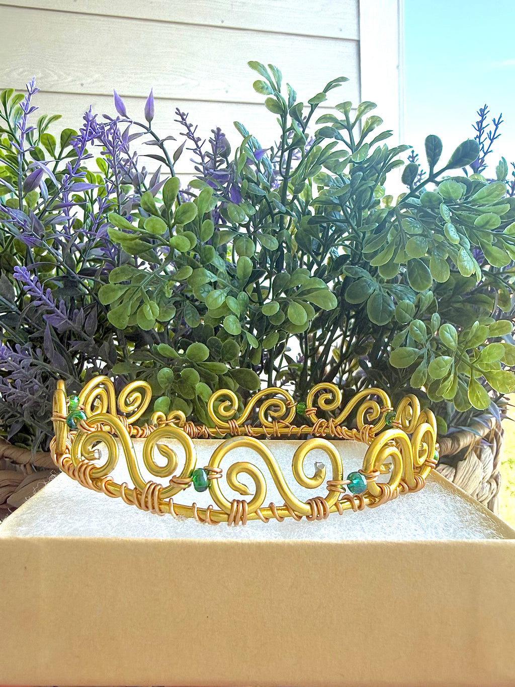 Gold Crown Cuff