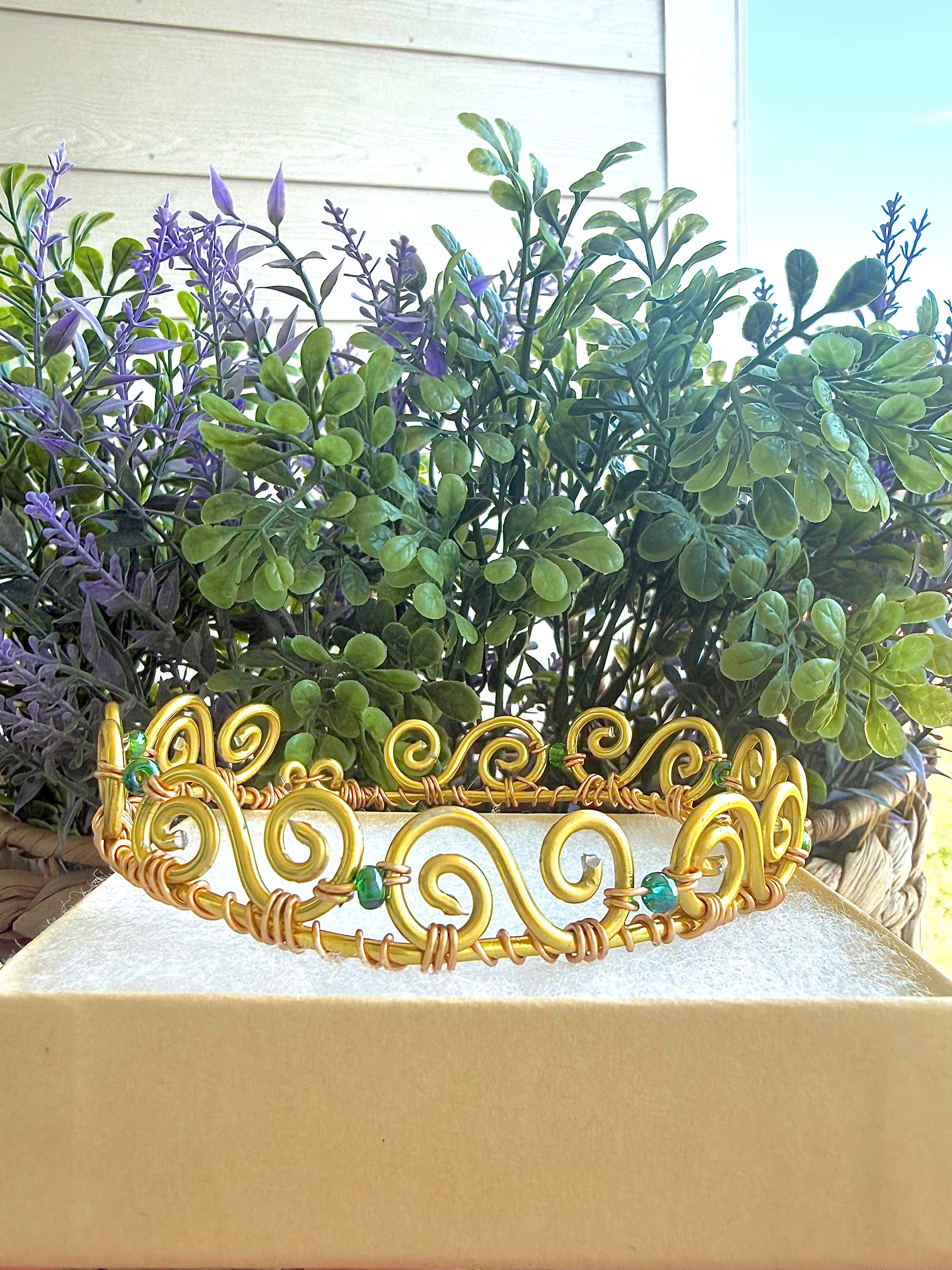 Gold Crown Cuff