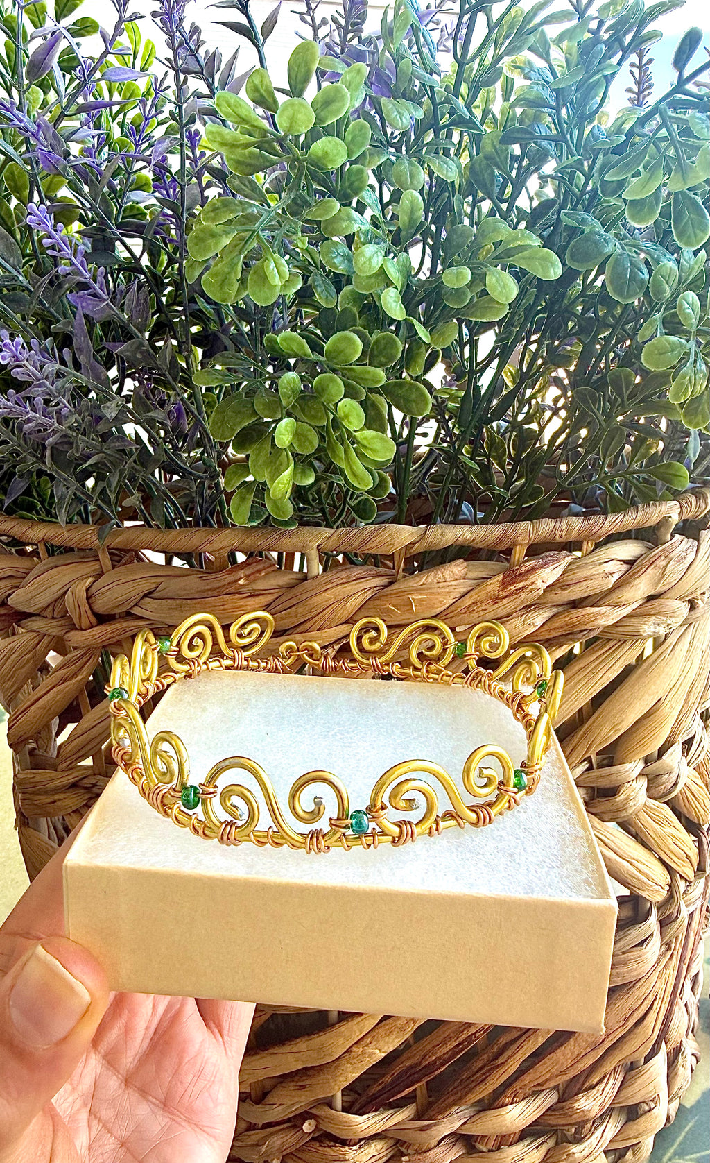 Gold Crown Cuff