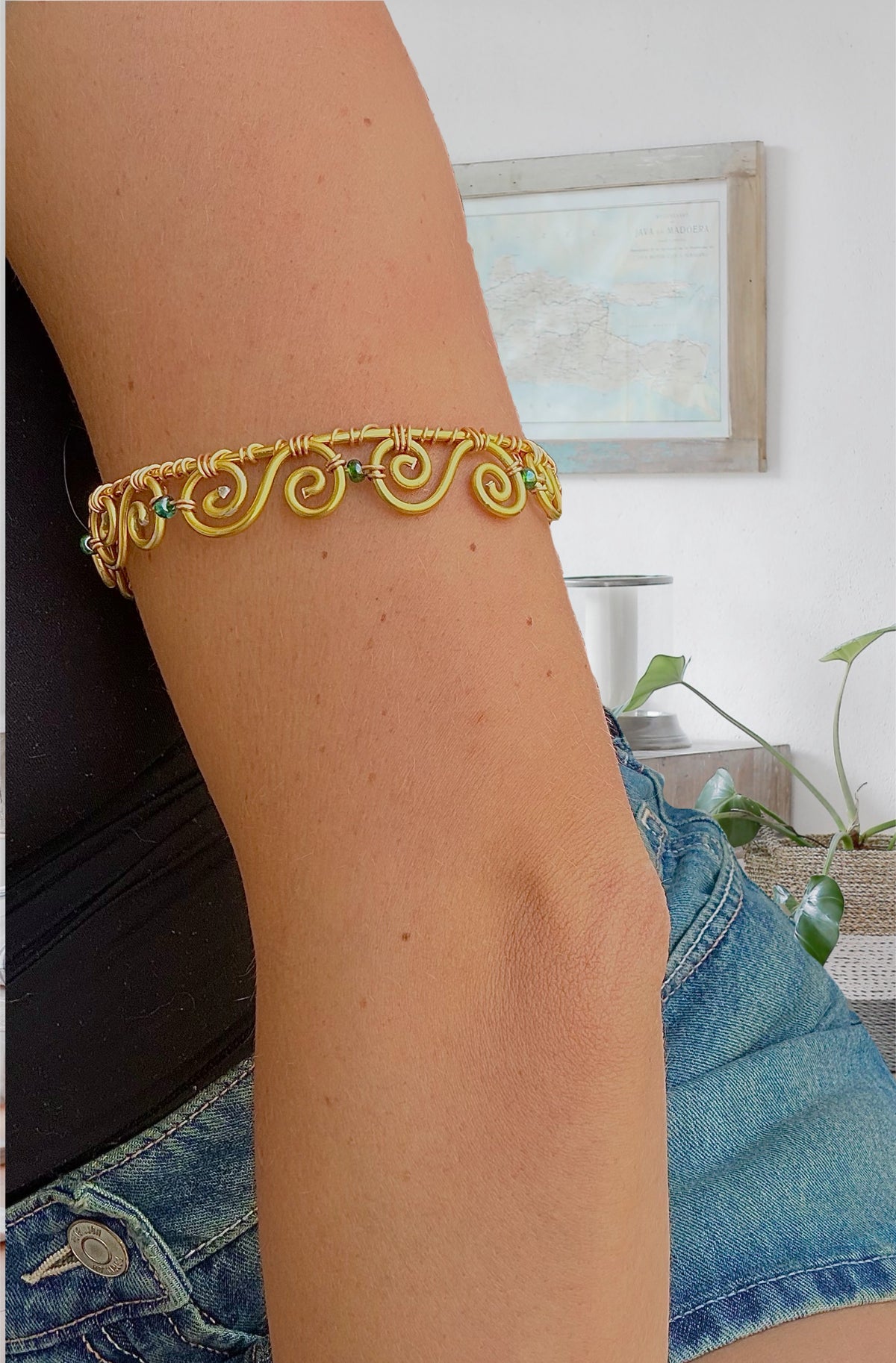 Gold Crown Cuff